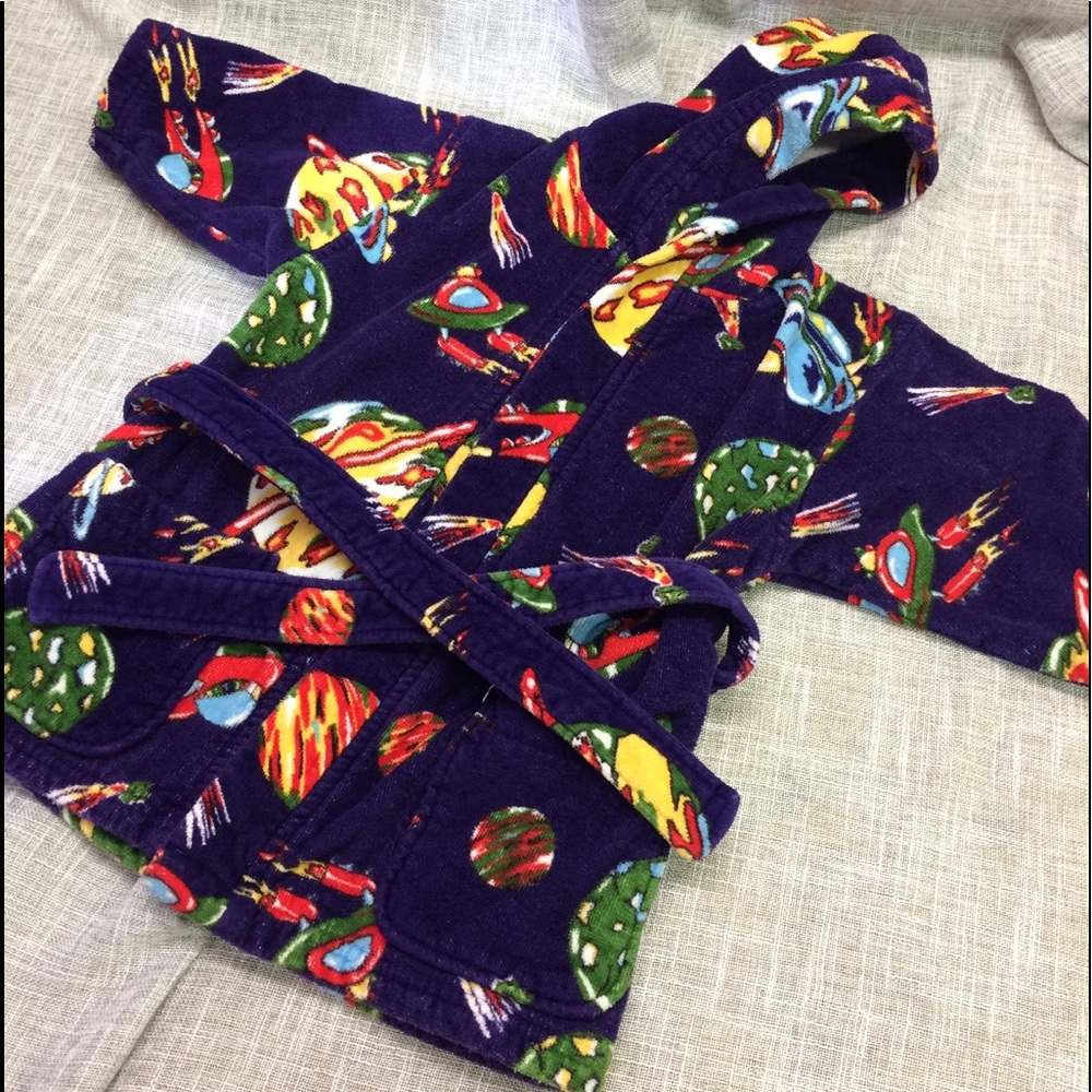 Frette Child’s Robe Space Small 100% Cotton